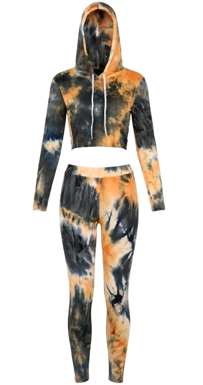Conjunto deportivo tie-dye para mujer - 4