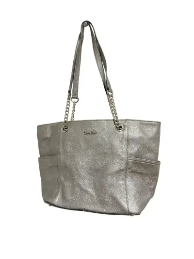 Bolso Tote Calvin Klein Original (Gris Metalizado) - miniatura 1