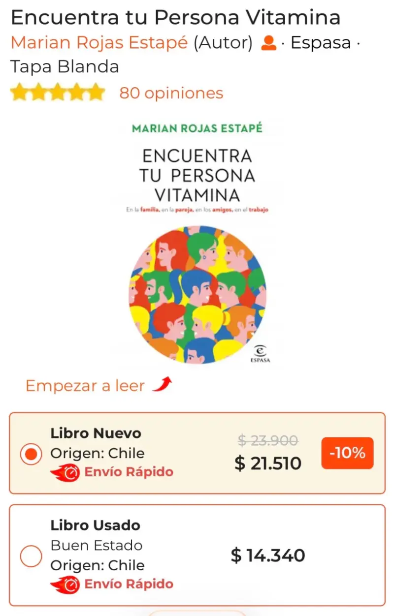 Libro 'Encuentra Tu Persona Vitamina' de Marian Rojas Estapé - 4
