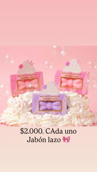 Jabón fragante Meike Glamour en forma de lazo - miniatura 1