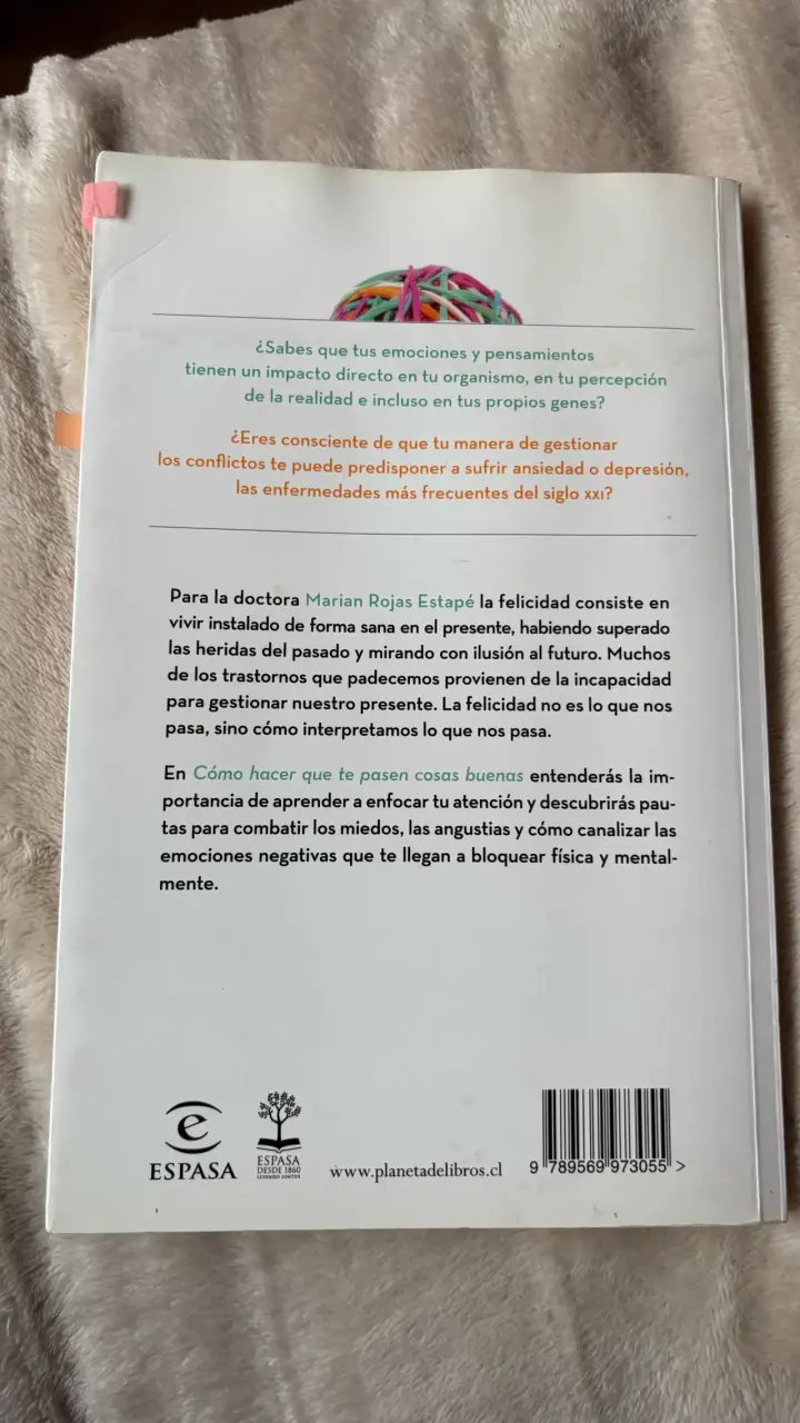 Libro 'Cómo Hacer Que Te Pasen Cosas Buenas' de Marian Rojas - 2