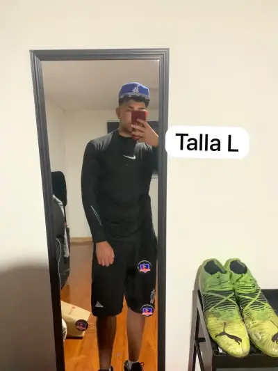 Polera deportiva Nike manga larga talla L - miniatura 1