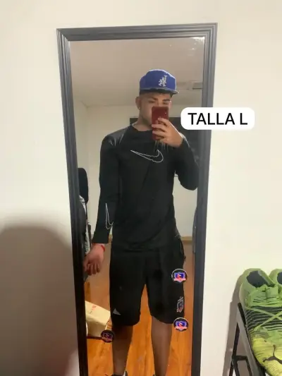 Polera deportiva Nike manga larga talla L - miniatura 2