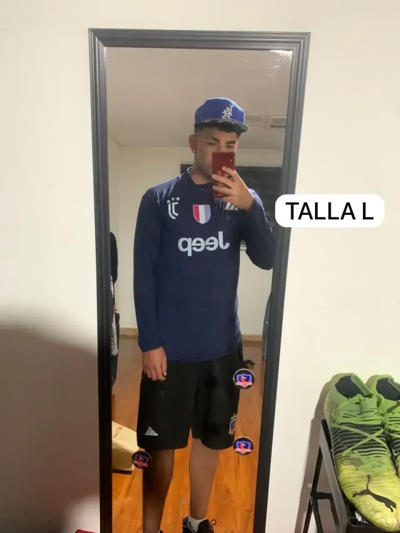 Polera deportiva Nike manga larga talla L - 6