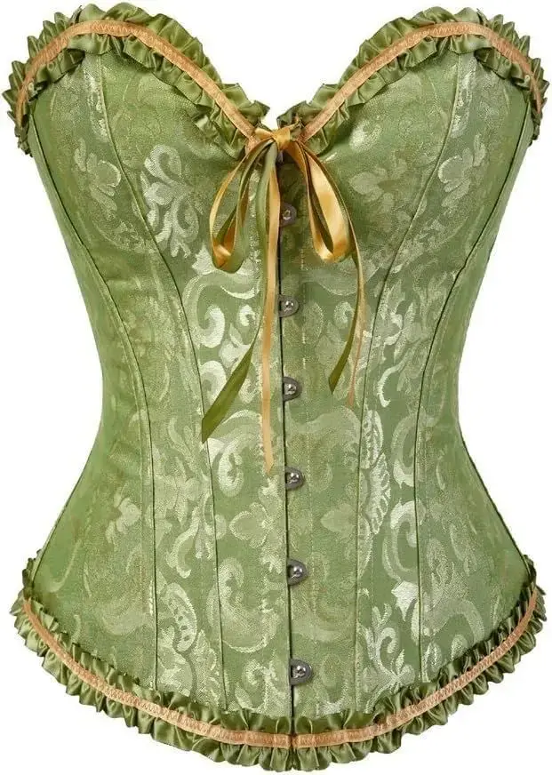 Corset verde disfraz
