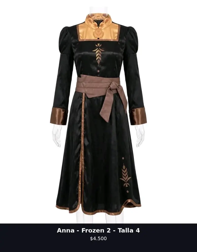 Disfraz de Anna Frozen 2 Talla 4