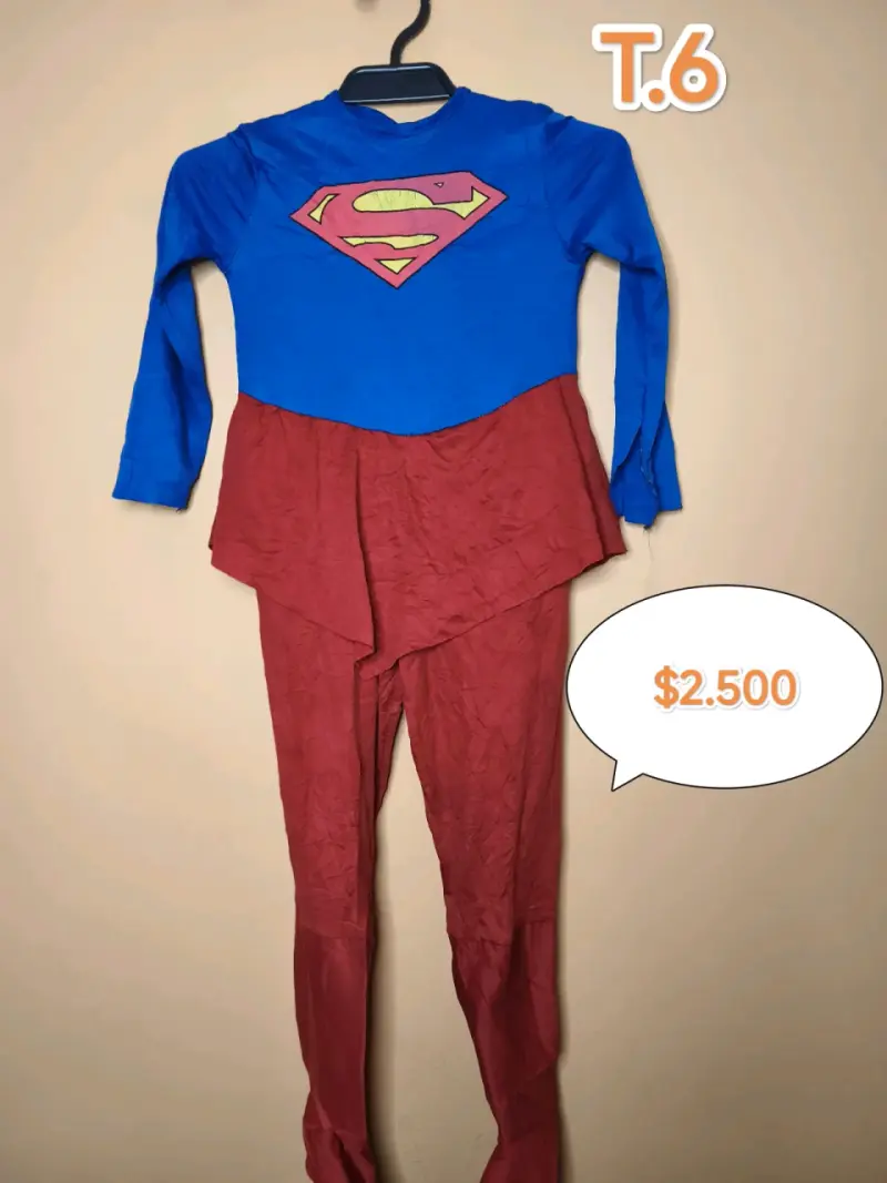 Disfraz de Superman para niño talla 6