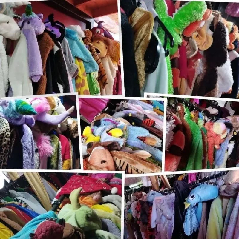 Lote de 20 disfraces de animales para niños